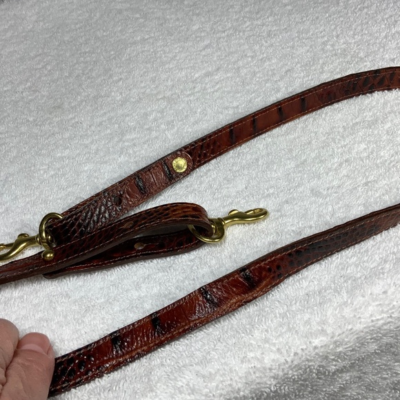 Brahmin Croc Embossed Large Leather Work Bag - Picture 11 of 16